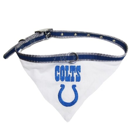 Pets First Indianapolis Colts Dog Collar Bandana - Large pfinc4005-0003